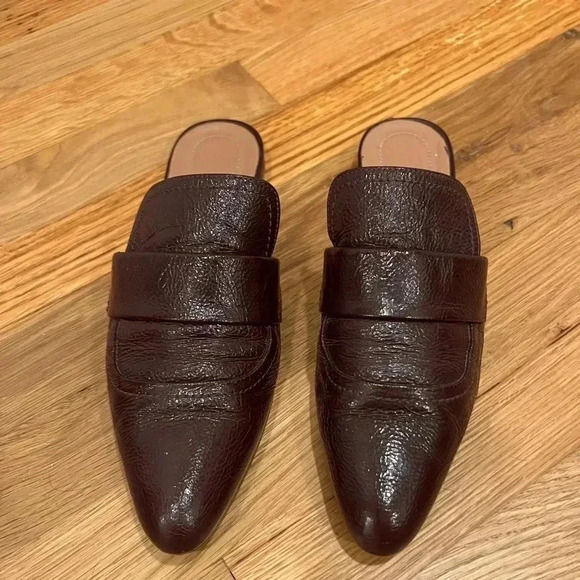 MARNI - Leather Mules Burgandy/Wine - Size 38 - Picture 3 of 7